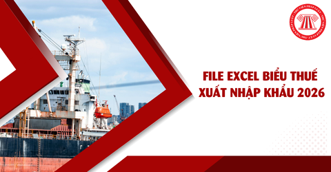 Tải về file Excel Biểu thuế xuất nhập khẩu 2026 được cập nhật mới nhất? Nguyên tắc ban hành biểu thuế XNK 2026?