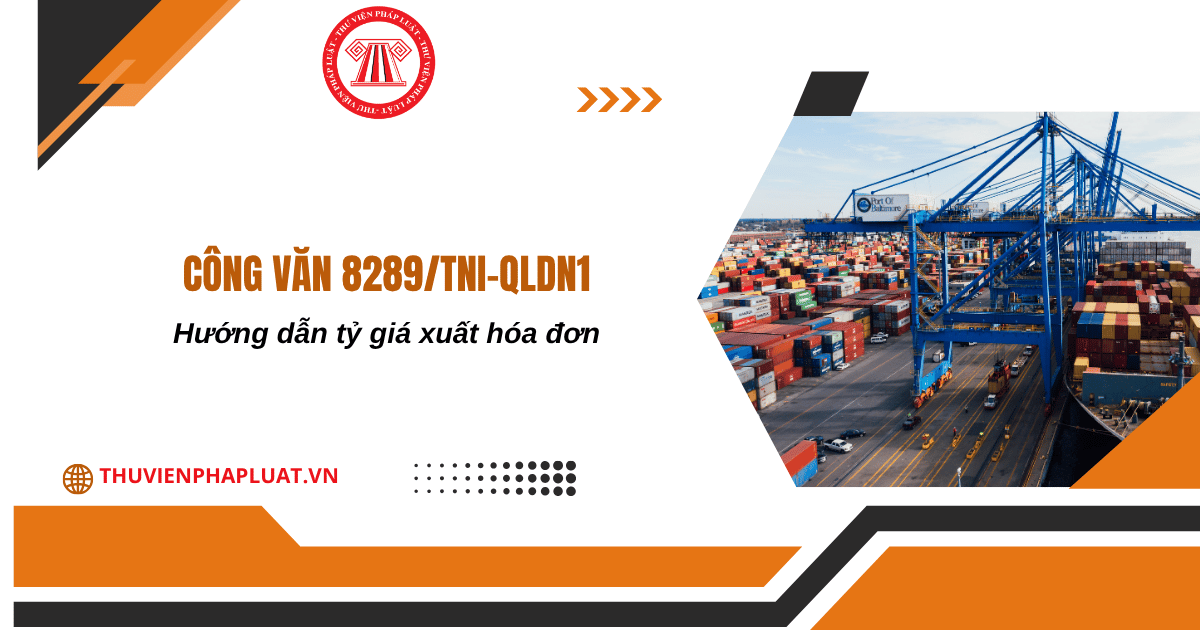 Công văn 8289 TNI QLDN1 hướng dẫn tỷ giá xuất hóa đơn chi tiết thế nào?