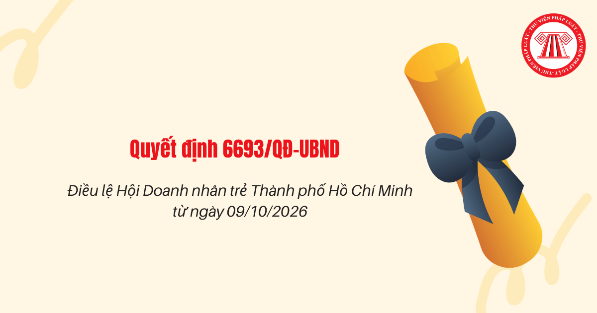 Điều lệ Hội Doanh nhân trẻ Thành phố Hồ Chí Minh từ ngày 09/10/2026 như thế nào?