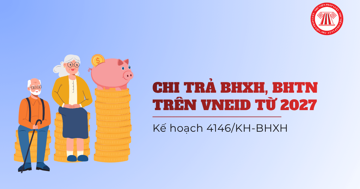 Chi trả BHXH, BHTN trên VNeID từ năm 2027 theo Kế hoạch 4146 KH BHXH đúng không?