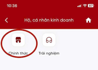 Hướng dẫn thông báo số tài khoản hộ kinh doanh trên eTax Mobile