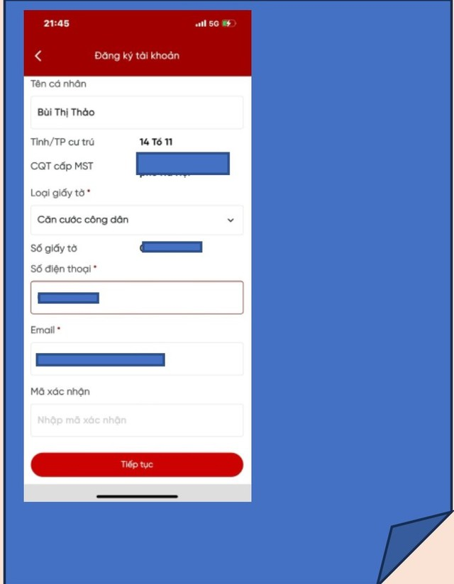 Đăng ký tài khoản thuế điện tử trên Etax Mobile năm 2026