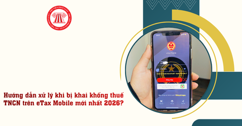 Hướng dẫn xử lý khi bị khai khống thuế TNCN trên eTax Mobile mới nhất 2026?