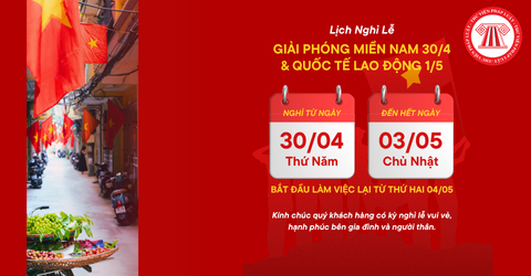 Mẫu email thông báo nghỉ lễ 30 4 và 1 5 năm 2026 gửi cho khách hàng, đối tác hay, thu hút