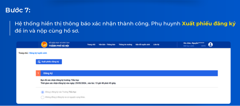 https://tsdaucap.hanoi.gov.vn link đăng ký tuyển sinh đầu cấp mầm non, lớp 1, lớp 6 Hà Nội năm 2026 2027 kèm hướng dẫn chi tiết 
