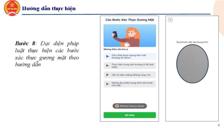 xác thực sinh trắc học khi đăng ký hóa đơn điện tử trên eTax Mobile