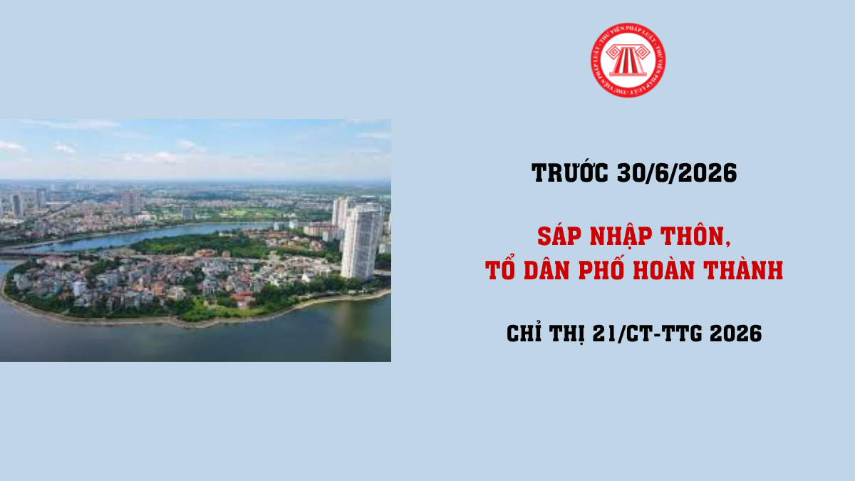 Sáp nhập thôn tổ dân phố