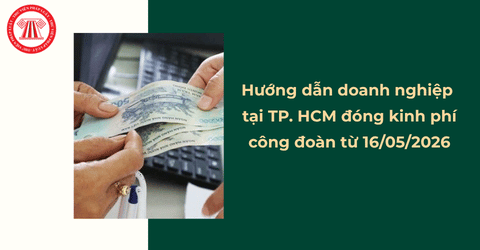 Hướng dẫn doanh nghiệp tại TP. HCM đóng kinh phí công đoàn từ 16/05/2026: Những doanh nghiệp nào phải đóng? Đóng bao nhiêu? Đóng thế nào?