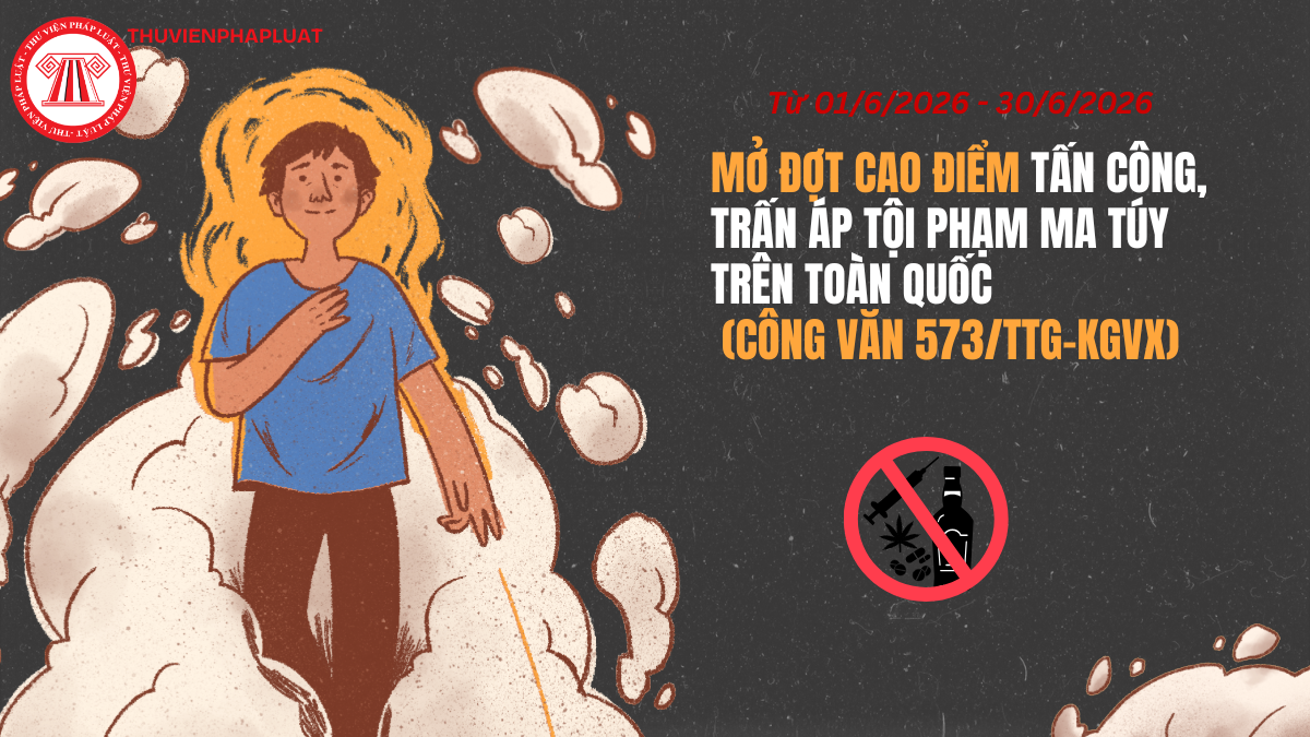 Mở đợt cao điểm tấn công, trấn áp tội phạm ma túy trên toàn quốc từ 01/6/2026 - 30/6/2026