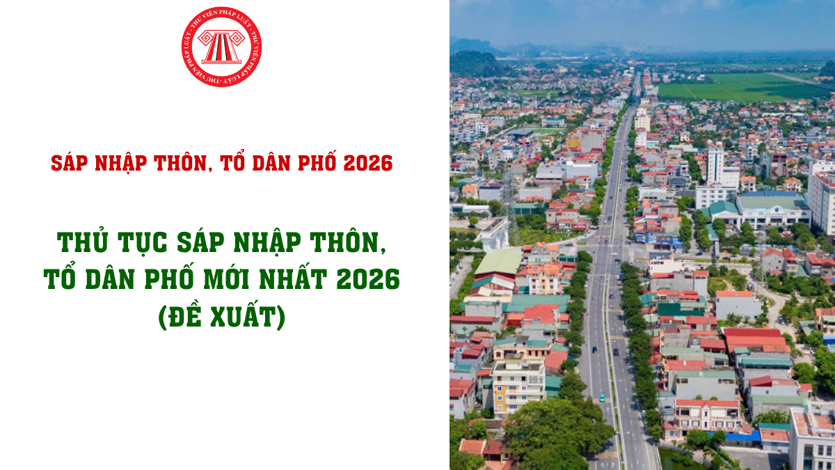 Thủ tục sáp nhập thôn, tổ dân phố