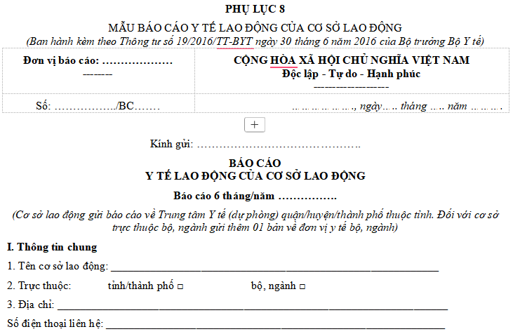 Hướng dẫn điền báo cáo y tế lao động 6 tháng đầu năm 2026 đầy đủ, chi tiết cho doanh nghiệp