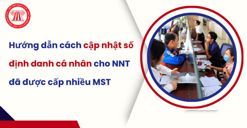 Hướng dẫn chi tiết cách cập nhật số định danh cá nhân cho NNT đã được cấp nhiều MST theo Công văn 2204 TCS13 NVDTPC năm 2026 