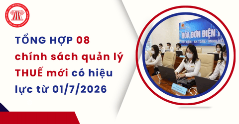 TỔNG HỢP 08 chính sách quản lý thuế có hiệu lực từ 01/7/2026 người nộp thuế cần lưu ý