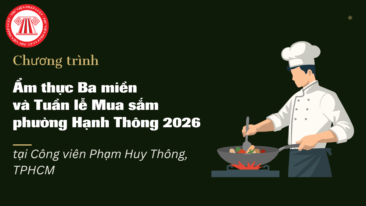Chương trình Ẩm thực Ba miền năm 2026 tại TPHCM diễn ra từ ngày nào, địa điểm ở đâu? 