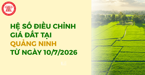 MỚI NHẤT: Hệ số điều chỉnh giá đất tại Quảng Ninh từ ngày 10/7/2026 theo Quyết định 59/2026/QĐ-UBND chi tiết ra sao?