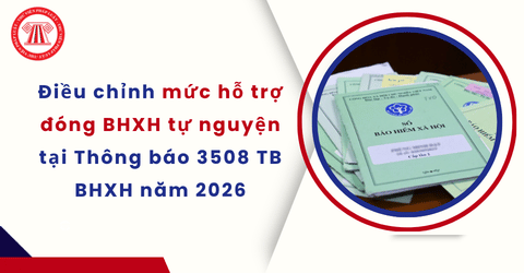 Điều chỉnh mức hỗ trợ đóng BHXH tự nguyện cho người sinh sống tại xã đảo, đặc khu tại Thông báo 3508 TB BHXH năm 2026