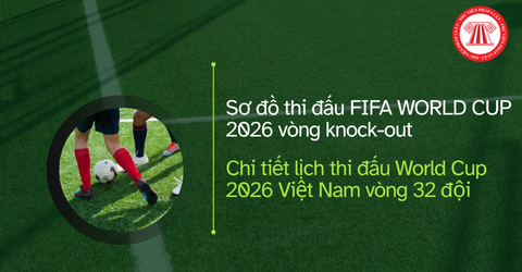Sơ đồ thi đấu FIFA WORLD CUP 2026 vòng knock-out? Chi tiết lịch thi đấu World Cup 2026 Việt Nam vòng 32 đội?