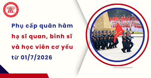 TOÀN BỘ mức phụ cấp quân hàm hạ sĩ quan, binh sĩ và học viên cơ yếu từ 01/7/2026 theo Thông tư 74 2026 TT BQP chi tiết ra sao?