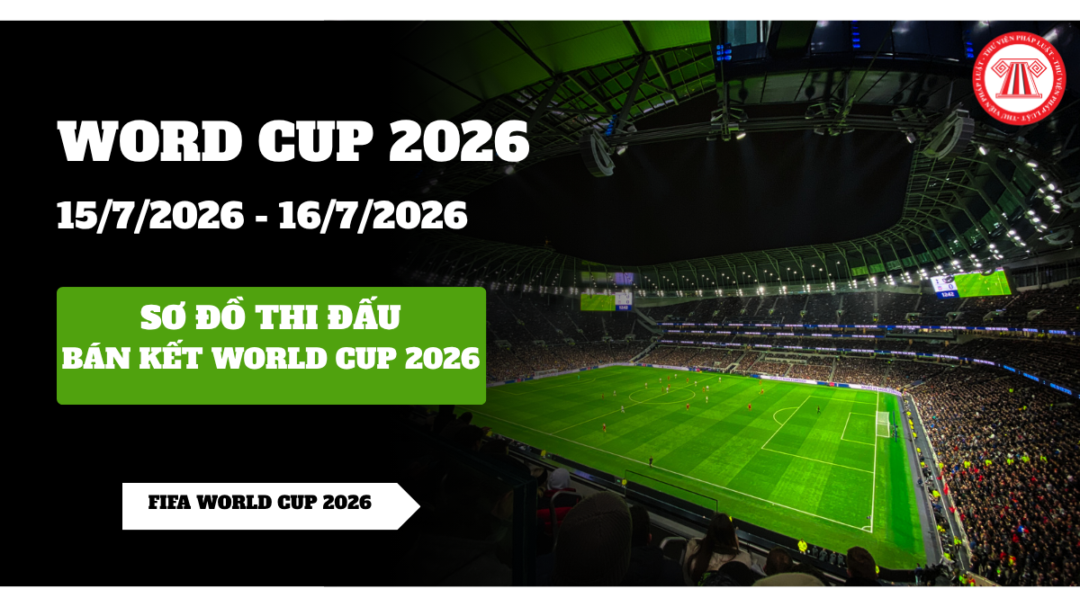 SƠ ĐỒ THI ĐẤU BÁN KẾT WORLD CUP 2026 MỚI NHẤT? Lịch thi đấu và trực tiếp Bán kết, Chung kết FIFA World Cup 2026 trên VTV?