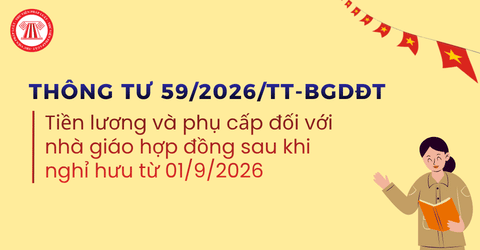 Tiền lương và phụ cấp đối với nhà giáo hợp đồng sau khi nghỉ hưu từ 01/9/2026 được quy định ra sao?