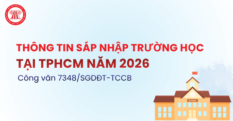 Sáp nhập trường học tại TPHCM năm 2026 theo Công văn 7348/SGDĐT-TCCB chi tiết ra sao?
