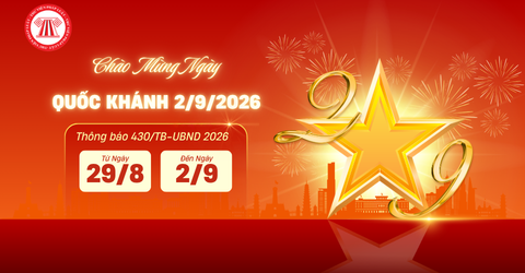 Thông báo 430/TB-UBND 2026 nghỉ lễ Quốc khánh 2 9 2026 TPHCM như thế nào?