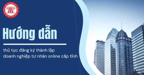 Hướng dẫn thủ tục đăng ký thành lập doanh nghiệp tư nhân online cấp tỉnh từ 24/7/2026 tại Quyết định 1996 chi tiết thế nào?