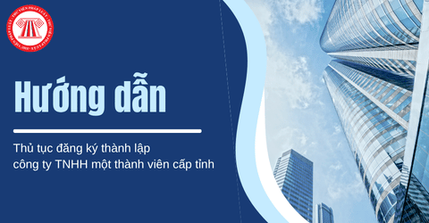 Thủ tục đăng ký thành lập công ty TNHH một thành viên cấp tỉnh từ 24/7/2026 theo Quyết định 1996 chi tiết thế nào?