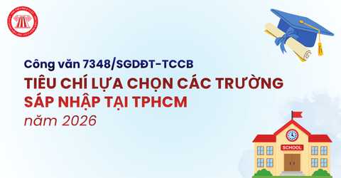 Tiêu chí lựa chọn các trường sáp nhập tại TPHCM năm 2026 theo Công văn 7348 SGDĐT TCCB bao gồm những tiêu chí nào?