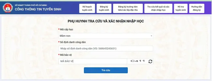 Cách TRA CỨU kết quả tuyển sinh lớp 1 TPHCM 2026? Link tra cứu kết quả tuyển sinh đầu cấp lớp 1 TPHCM năm 2026 2027 mới nhất?