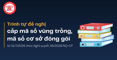 Trình tự đề nghị cấp mã số vùng trồng, mã số cơ sở đóng gói từ 31/7/2026