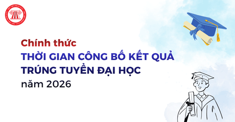 Khi nào có kết quả trúng tuyển Đại học năm 2026? Ngày mấy công bố kết quả trúng tuyển đợt 1 2026?