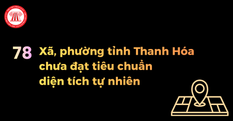 Danh sách 78 xã, phường mới tỉnh Thanh Hóa chưa đạt tiêu chuẩn diện tích tự nhiên bao gồm những xã, phường nào?