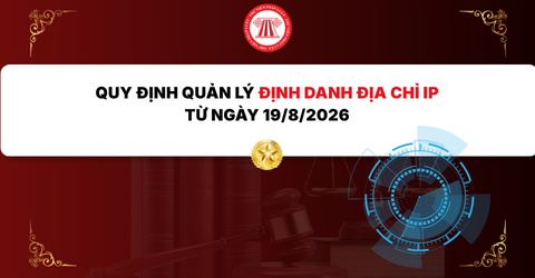 Định danh địa chỉ IP cần tuân thủ nguyên tắc gì? Quy định quản lý định danh địa chỉ IP từ 19/8/2026 ra sao?