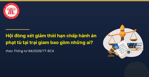 Hội đồng xét giảm thời hạn chấp hành án phạt tù tại trại giam bao gồm những ai?