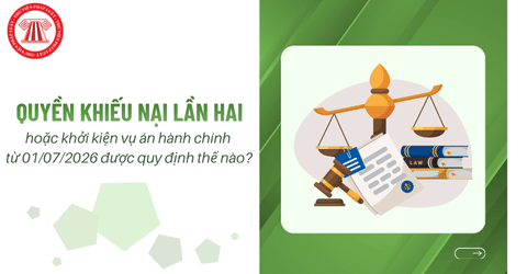Quyền khiếu nại lần hai hoặc khởi kiện vụ án hành chính từ 01/07/2026 được quy định như thế nào?