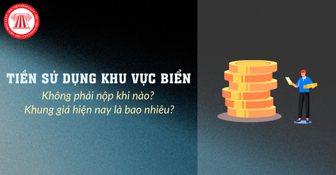 Không phải nộp tiền sử dụng khu vực biển khi nào? Khung giá tiền sử dụng khu vực biển hiện nay là bao nhiêu?