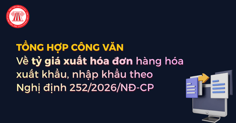 Tổng hợp Công văn về tỷ giá xuất hóa đơn hàng hóa xuất khẩu theo Nghị định 252? Xuất hóa đơn hàng hóa theo tỷ giá nào?