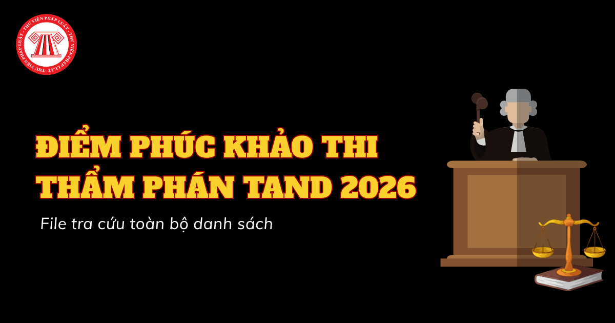 Kết quả phúc khảo kỳ thi Thẩm phán