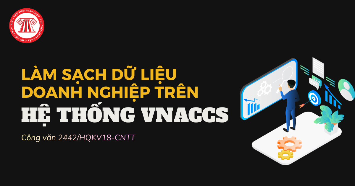 Công văn 2442/HQKV18-CNTT triển khai làm sạch dữ liệu doanh nghiệp trên hệ thống VNACCS chi tiết thế nào?