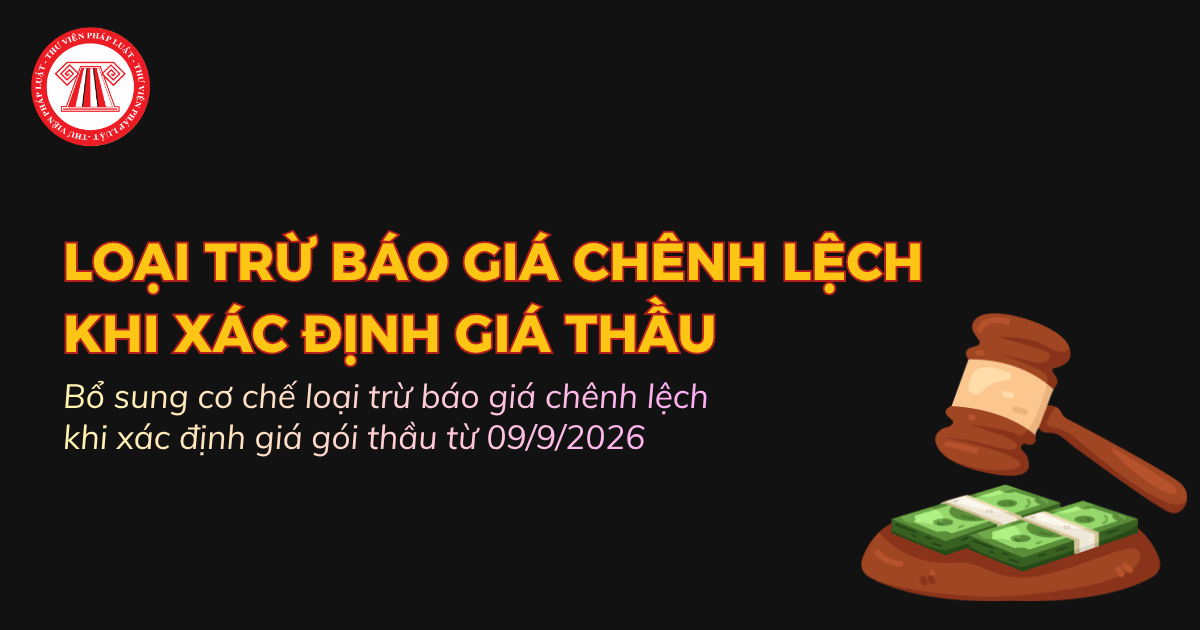 Bổ sung cơ chế loại trừ báo giá chênh lệch hơn 30% giá trung bình khi xác định giá gói thầu theo Nghị định 349/2026/NĐ-CP thế nào?