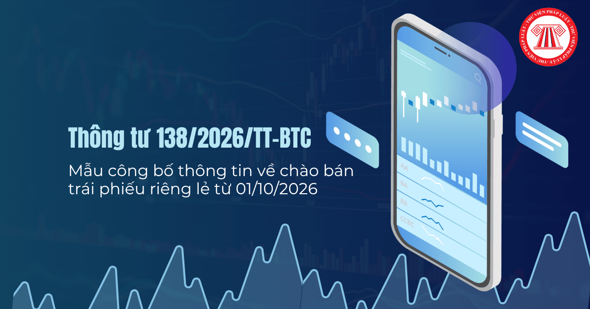 PHỤ LỤC III - Mẫu công bố thông tin về chào bán trái phiếu riêng lẻ mới nhất từ 01/10/2026 theo TT 138 2026 TT BTC?