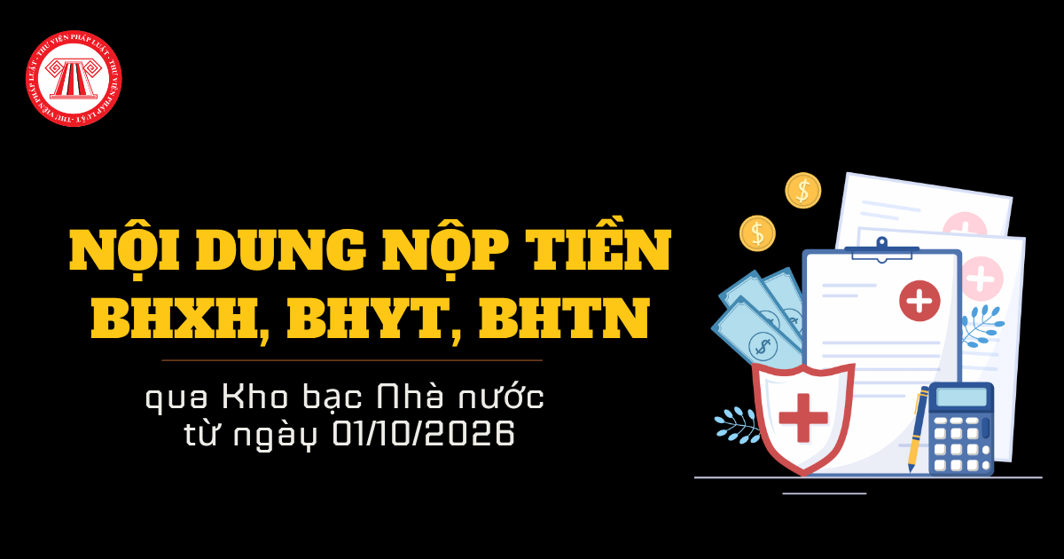 Hướng dẫn ghi nội dung nộp tiền BHXH, BHYT, BHTN qua Kho bạc Nhà nước