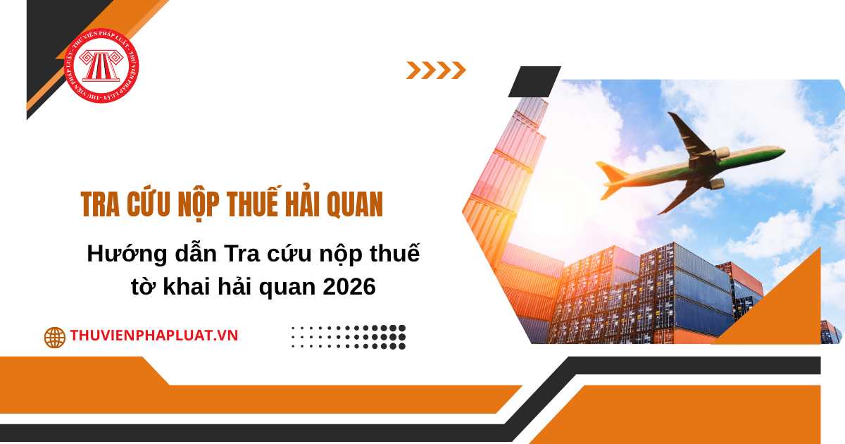 Hướng dẫn Tra cứu nộp thuế tờ khai hải quan 2026? Thời hạn nộp hồ sơ hải quan như thế nào?