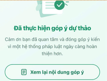 bấm "Gửi góp ý".