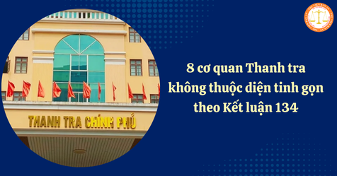 8 cơ quan Thanh tra không thuộc diện tinh gọn theo Kết luận 134 (Hình từ Internet)