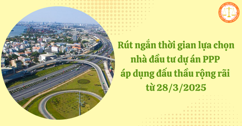 Rút ngắn thời gian lựa chọn nhà đầu tư dự án PPP áp dụng đấu thầu rộng rãi từ 28/3/2025 (Hình từ Internet)