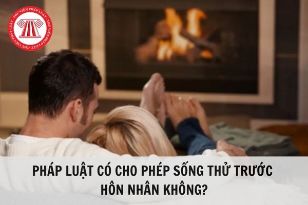 Pháp luật có cho phép sống thử trước hôn nhân không?