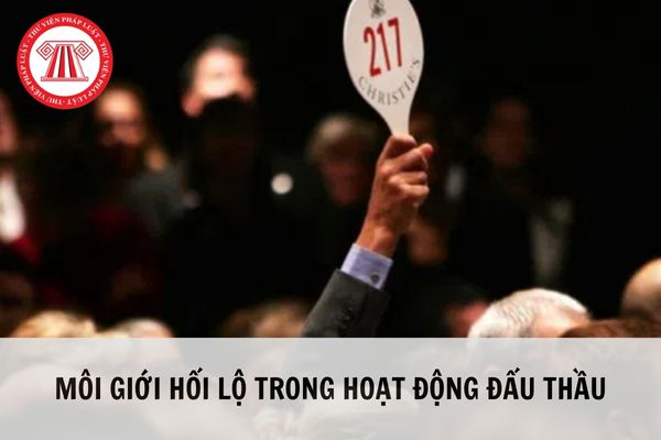 Xử phạt hành vi môi giới hối lộ trong hoạt động đấu thầu như thế nào?