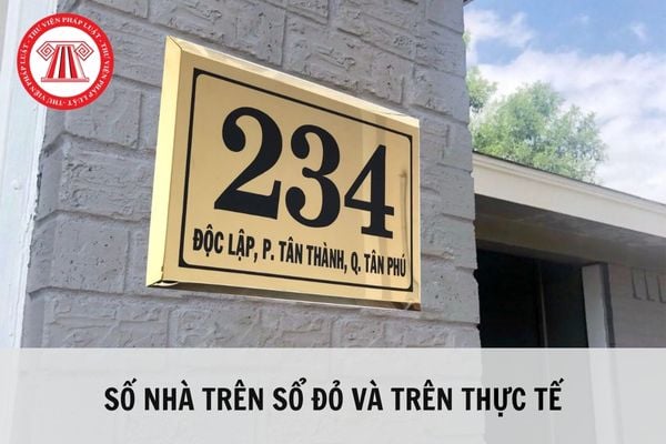 Số nhà trên sổ đỏ khác số nhà thực tế thì phải làm sao?